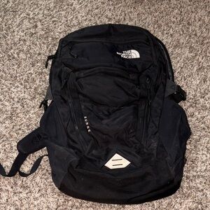 The North Face Surge Black Backpack